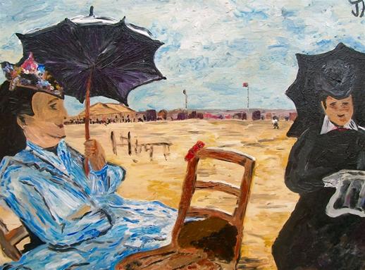 The Beach At Trouville 3 end